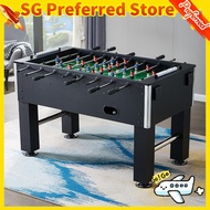 Foosball table 1.2M/1.4M black classic 8-pole football machine adult children soccer table V226