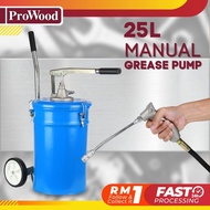 25L Manual Grease Pump Hand Operated Grease Pump Drum Pam Minyak Gris