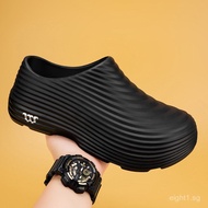 Non-slip Kitchen Work Shoes Waterproof Mens Chef Shoes Light Outdoor Rain Boots EZ1K