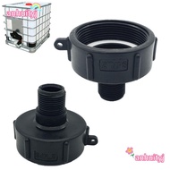 AHTY IBC Ton Barrel Connector, IBC Accessories IBC Tank Adapter,  Fine Thread Fitting Plastic Hose C