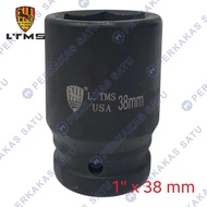 MATA IMPACT SOCKET BIT 1" X 38 MM LTMS IMPACT SOCKET 1 INCH 38MM SHOCK SOCKET