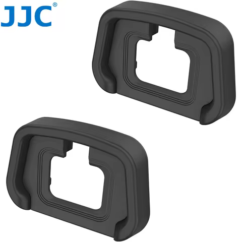 JJC 2 Pack Square Eyepiece Eyecup for Nikon Z7 II Z7 Z6 III Z6 II Z6 Z5 Soft Silicone Extended Viewf
