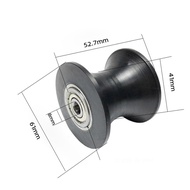 Elliptical Leg Roller Slide Guide Wheel Pulley 61x8x52.7mm Home Gym Accessories