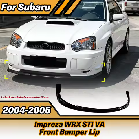 For Subaru Impreza WRX STI VA 2004 2005 Automobile Front Bumper Lip Car Front Chin Spoiler Body Deco