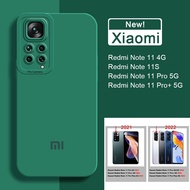 NEW Fashion Soft Silicone Phone Case Xiaomi Redmi Note 11 11E Pro Plus Pro 11S 4G 11T 12 5G Global Candy Color Matte Cover