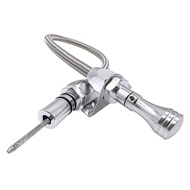 HAHAHA TH700R4 4L60E 4L80E Firewall Mounted Trans FLEXABLE Dipstick Serasi dengan GM/Chevy Silver