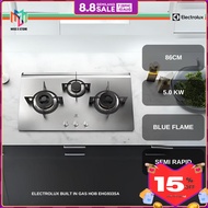 Electrolux EHG933SA 86cm UltimateTaste 300 Built-in gas hob with 3 cooking zones Stainless Steel Gas