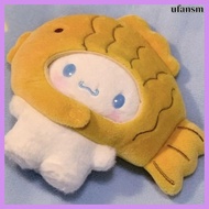 UFANSM Plush Plush Doll Wearing a Hood Cinnamoroll Cute Plush Doll Lovely Jade Guigou Doll Gift