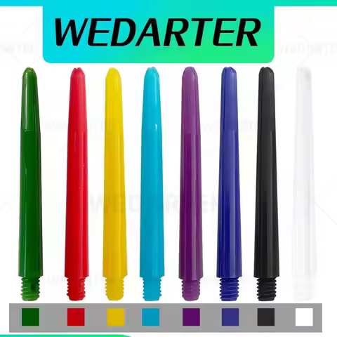 WEDARETR 10Pcs/lot Nylon Dart Shafts 2BA Screw Thread Plastic Darts Rod Stems Darts Accessories For 