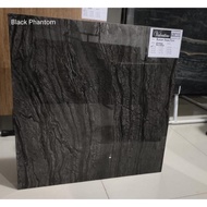 Granit Valentino gress 60x60 Hitam Granit motif dasar gelap