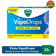 VICKS Vapodrops Honey Lemon (12's)