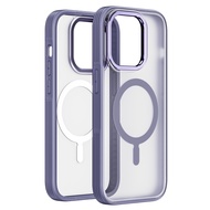 New WSKEN Magnetic Case for iPhone 14 Promax / 14 Pro Premium Translucent Shockproof Frosted Phone C
