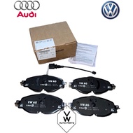 ( 100% ORIGINAL ) VOLKSWAGEN GOLF MK7 PASSAT B8 TIGUAN NEW FRONT DISC BRAKE PAD WITH SENSOR ( 8V0698