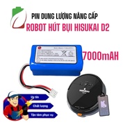 PIN ROBOT HÚT BỤI HISUKAI D2( PIN DUNG LƯỢNG NÂNG CẤP 7000MAH BẢO HÀNH 9 THÁNG)