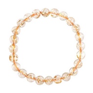 【正佳珠寶】金鈦晶 頂級老礦版絲鈦 7.4-7.8mm 金鈦晶手珠