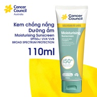 Kem chống nắng dưỡng ẩm Cancer Council Moisturising SPF 50+/PA++++ 110ml