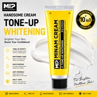 MIP Handsome Cream Tone-Up Whitening, 50mlㅣNatural Tone-UpㅣMoisturizingㅣBrighteningㅣHydratingㅣK-beau