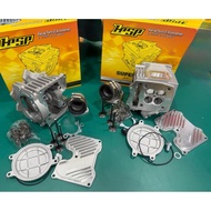 HPSP WAVE125 WAVE 125 4VALVE CNC CYLINDER HEAD (SUPER 4 VALVE )WAVE125  4 VALVE HEAD FULL SET (22/25
