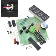 MSaccessories ​AT89C2051 Digital 4 Bits Electronic Clock Electronic Production Suite DIY Kit