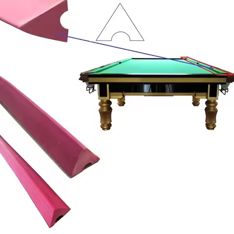 Nine Ball Pool Billiard Table's Rubber Cushion K55 48inch 6x
