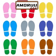 AMOR12UU Footprint Stickers, Decorative Pet Supplies Floor Stickers, Home Decor Waterproof PVC Kids 
