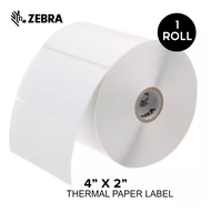 [Supplies] Zebra 4 x 2 in (101.6x50.8mm) Direct Thermal Paper labels Z-Perform 1000D Value Uncoated 
