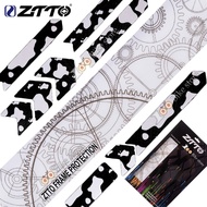 ZTTO Bicycle Protective Film Bicycle Frame Protector Scratch-Resistant Sticker Removeable MTB Road Bike Push Guard Frame Cover