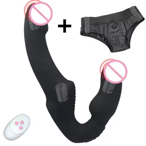 Double Penianana Strap Anal Hook Double Penetration Men's Adult Goods Pusssy But Plug Japanese Mastu