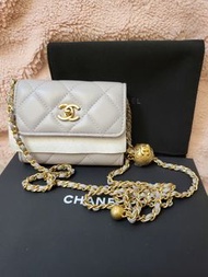 全新Chanel 22金球卡包 癈包 腰包 wallet card holders 送女友老婆首選