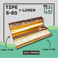 SAVING PACKAGE OF 10cm S 83 PICTURE BAR + linen CEILING/ PVC LIS/ PROFILE/