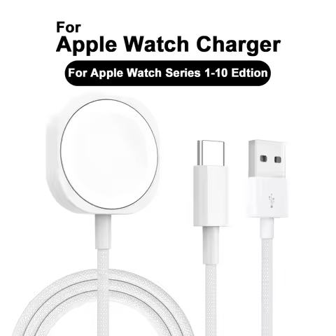 Magnetic Wireless Fast Charger Portable For Apple Watch Series 10 9 8 7 6 5 4 3 2 1 Ultra Hermes Edi