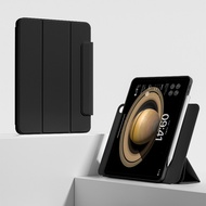 zoyu ipad case 3-in-1 detachable 720° rotating case Acrylic transparent hard back panel for 2024 Air