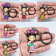 GANTUNGAN Chinese Keychain Chinese Opera Souvenir Beijing Traditional Clothes ChineseWanita