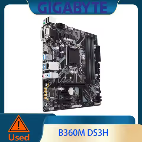GIGABYTE B360M DS3H LGA 1151 (300 Series) Intel B360 HDMI USB 3.1 Micro ATX Intel Motherboard