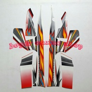 MERAH F1zr 2004 white-red motorcycle sticker