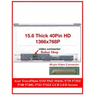 15.6" Acer TravelMate 5335 5542 5542G 5735 5735Z 5740 5740G 5742 5742Z LCD LED Screen