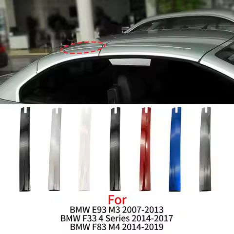 Car Left Right Hinge Covers Roof Convertible Trim strip Accessory For BMW E93 F33 F83 M3 M4 3 4 Seri