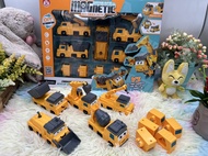 🌈ของเล่นเด็ก ของเล่นเด็กผู้ชาย หุ่นยนต์แม่เหล็ก no.XH8862 หุ่นยนต์แปลงร่าง Magnatic Truck Sets รถยนต