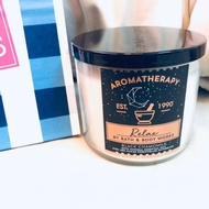 RELAX AROMATHERAPY CANDLE BATH AND BODY WORKS 3 WICK