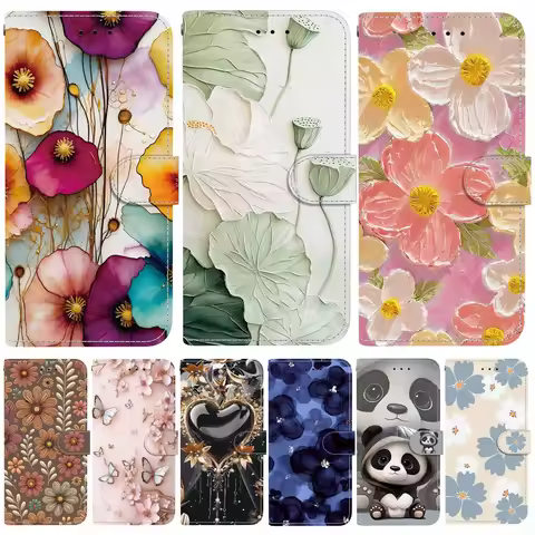 Reno 14 14F 13 13F 12 Pro 5G 3D Flower Phone Case for OPPO A6 A5 Pro A60 A40 A79 A59 A58 A78 A57 Cas