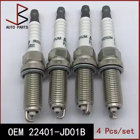 NEW 4 Pieces/Set Spark Plug for TOYOTA COROLLA Saloon (_E18_, ZRE1_) 2013-2021 OEM 22401-JD01B 22401