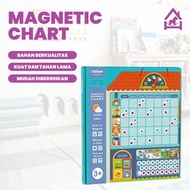 Reward Chart Educational Toy/ Reward Chart/ My Clock Board/ Puzzle/ Children's Toy/