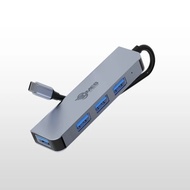 DMES DH2 Type-C 4-1 Multi Function Adapter with Expansion Port USB 3.0 x4 / Current 3A-5A