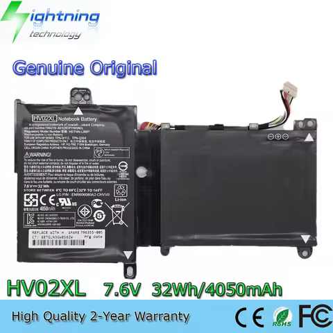 HV02XL 7.6V 32Wh Original Laptop Battery for HP Pavilion X360 11.6 11-K HSTNN-LB6P 796219-421
