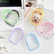 WHITNEY 10cm Transparent Doll Bag, Cartoon Design Clear Doll Storage Bag, Mini Display PVC Cute Outd
