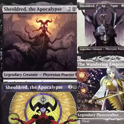 DMU CLB NEO HOLO5-01 TCG Cards for Home Play magical Proxy Sheoldred, the Apocalypse Ancient Copper 