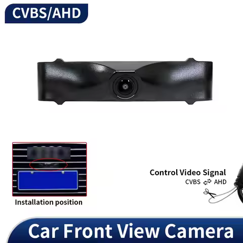 AHD Car Front View Camera Night Vision Waterproof Front Grille Camera For Audi A6 A6L C7 C8 4G Avant
