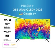 PRISM+ Q55 Ultra 2026 Q-Ultra Series QLED+ | 4K AI Google TV | 55 inch TV