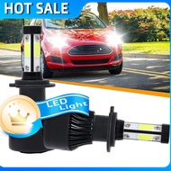 2pc 4Side LED Headlamp HeadLight H7 Light Bulbs For Ford Fiesta (Year 2009 - 2017)