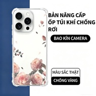 Pink Lucky Flower iPhone Case iP 11/12/13/14/15/16/17/Plus/Pro/Max